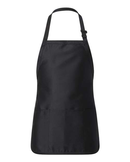 Q-Tees Q4250 Full-Length Apron with Pouch Pocket - Custom Decorated