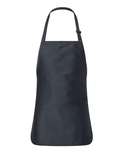 Q-Tees Q4250 Full-Length Apron with Pouch Pocket