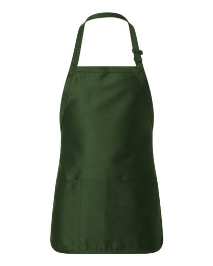 Q-Tees Q4250 Full-Length Apron with Pouch Pocket