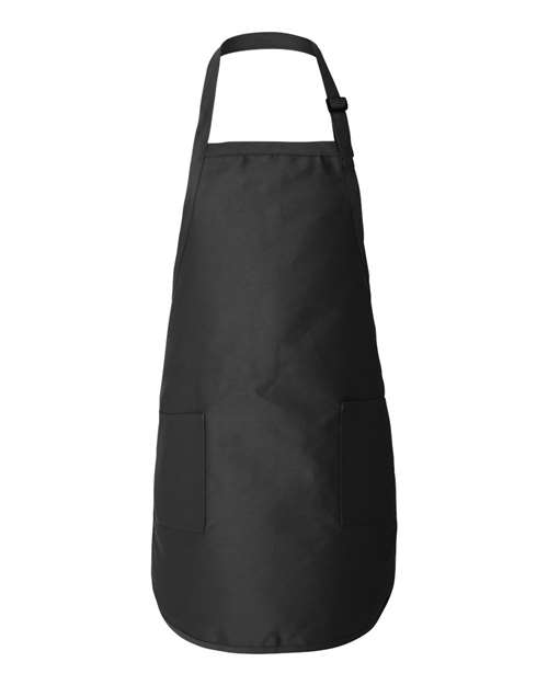 Q-Tees Q4350 Full-Length Apron with Pockets - Custom Decorated