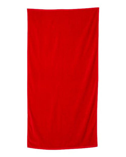 Q-Tees QV3060 Velour Beach Towel