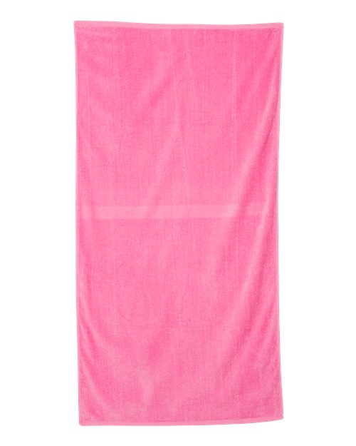 Q-Tees QV3060 Velour Beach Towel - Custom Decorated