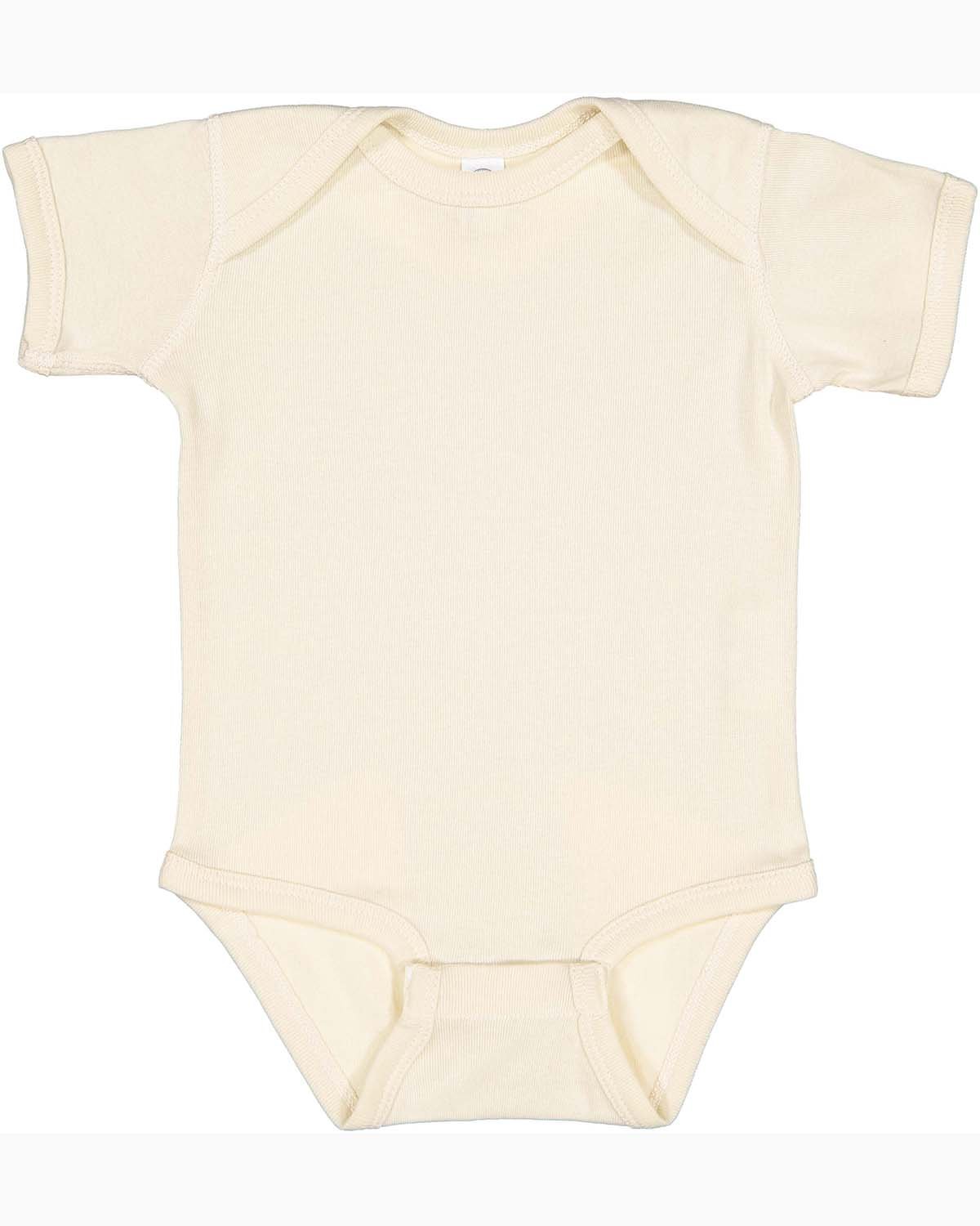Rabbit Skins 4400 Infant Baby Rib Bodysuit