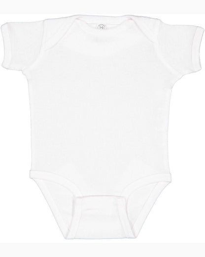 Rabbit Skins 4400 Infant Baby Rib Bodysuit