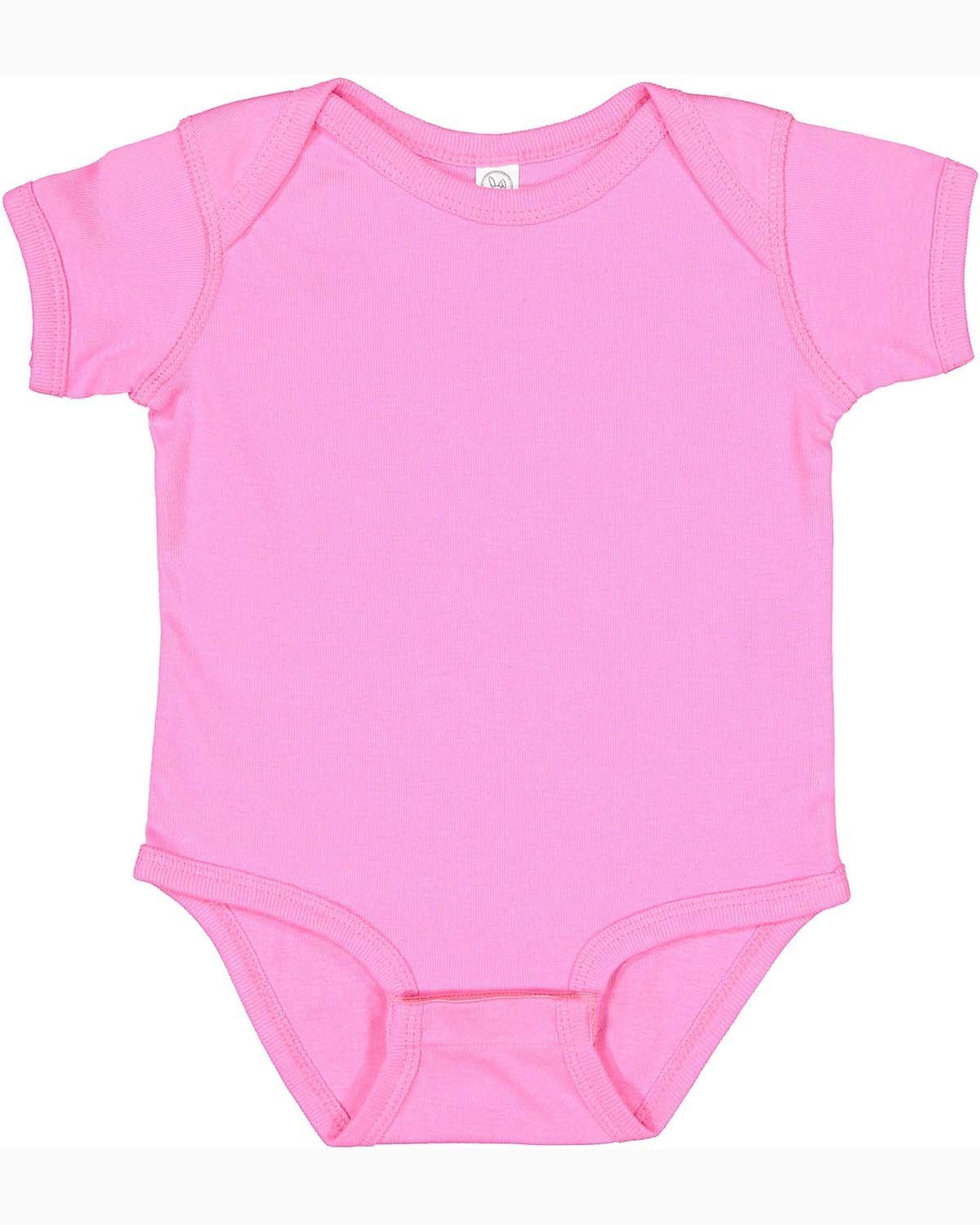 Rabbit Skins 4400 Infant Baby Rib Bodysuit