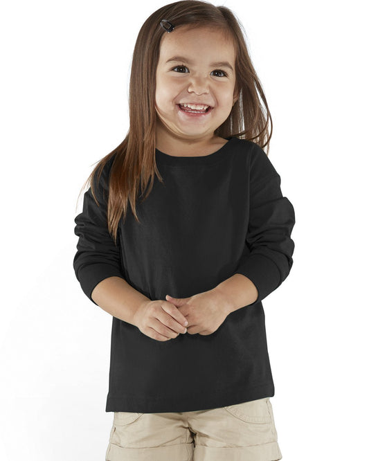 Rabbit Skins RS3302 Toddler Long-Sleeve Fine Jersey T-Shirt - Custom Decorated