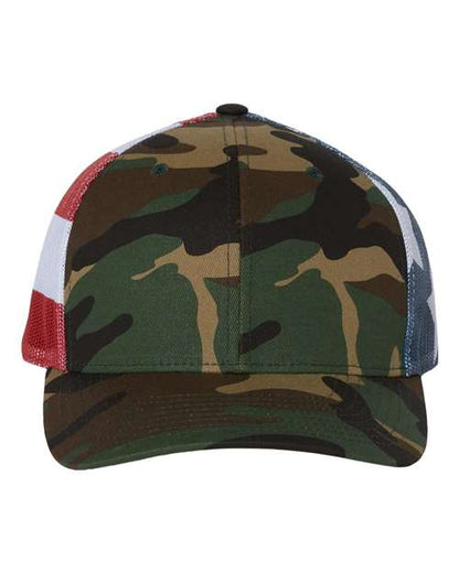 Richardson 112PM Printed Mesh Trucker Cap