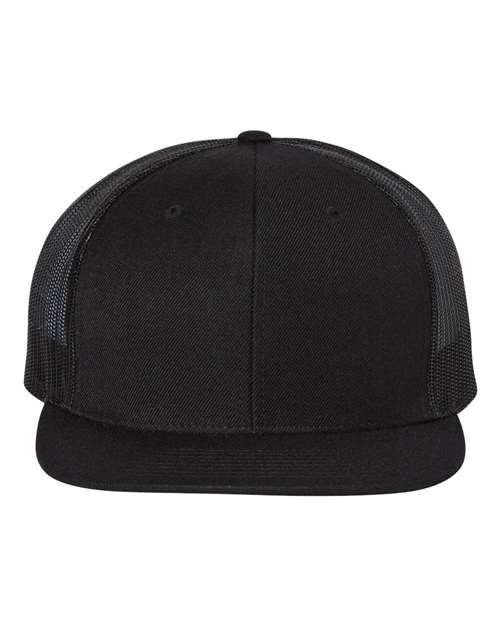 Richardson 511 Wool Blend Flat Bill Trucker Cap - Custom Decorated