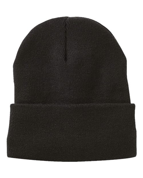 Sportsman SP12JL 12" Jersey Lined Cuffed Beanie - Custom Decorated