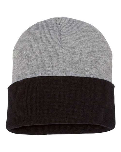 Sportsman SP12T 12" Color Blocked Cuffed Beanie