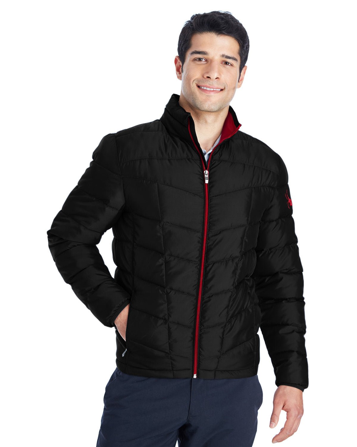 Spyder 187333 Men's Pelmo Insulated Puffer Jacket - Custom Decorated