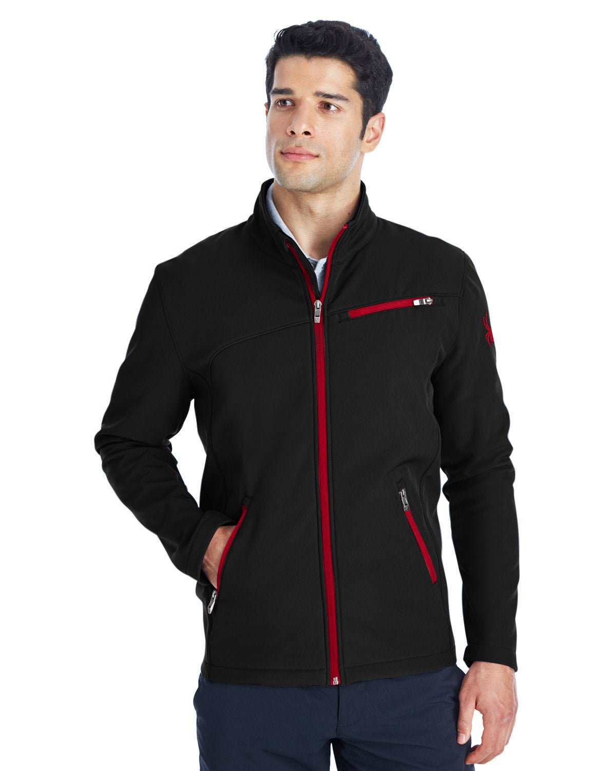 Spyder 187334 Men's Transport Soft Shell Jacket - Custom Decorated