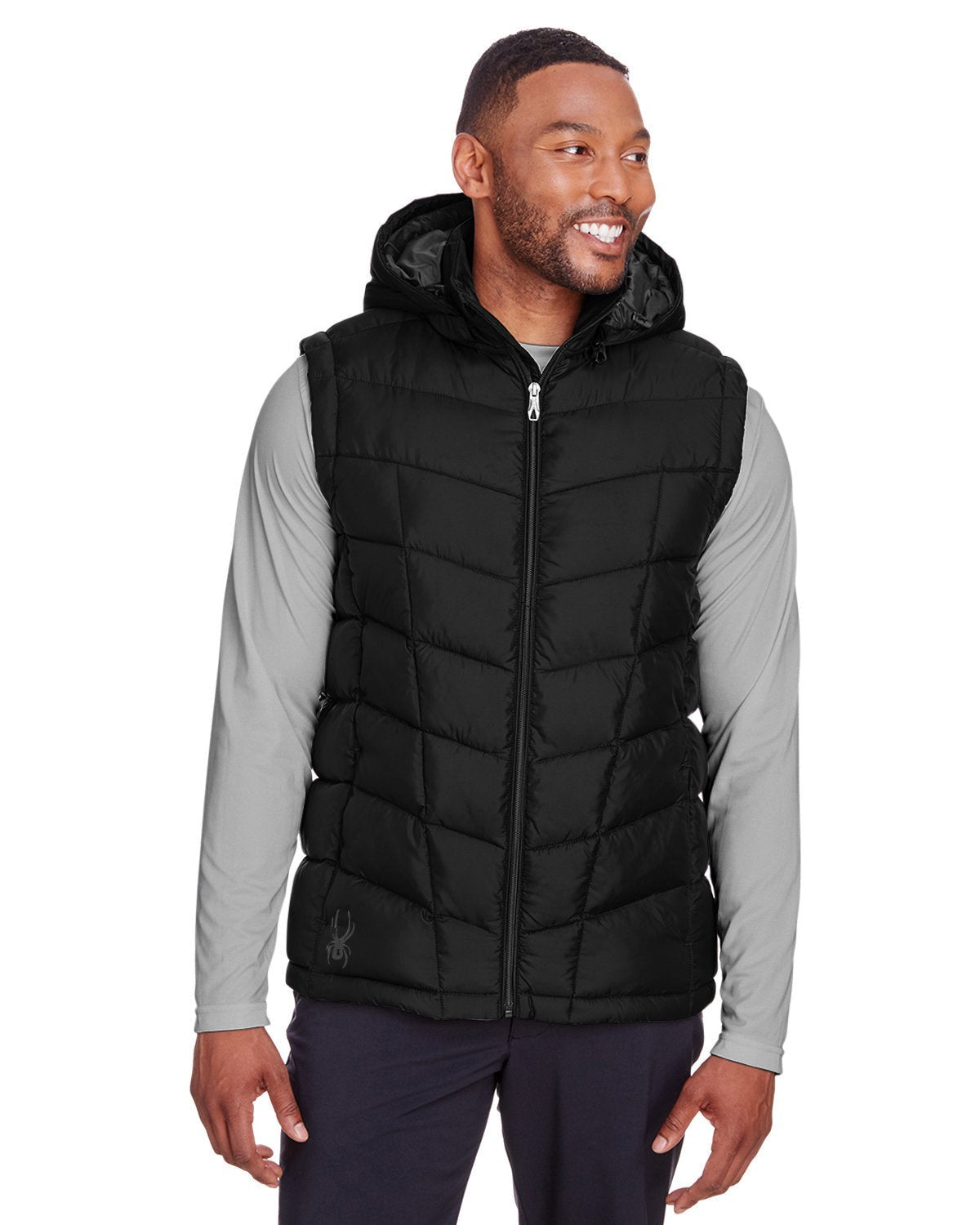 Spyder S16642 Men's Pelmo Puffer Vest - Custom Decorated