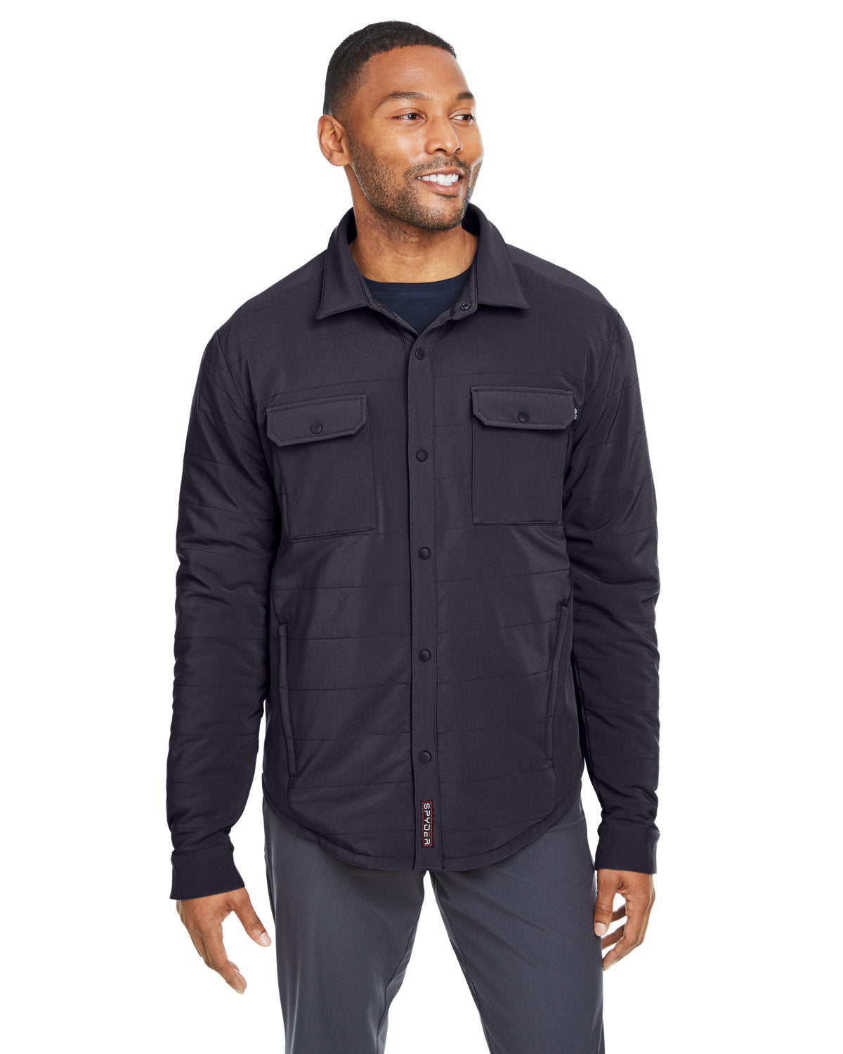 Spyder S17030 Adult Transit Shirt Jacket - Custom Decorated