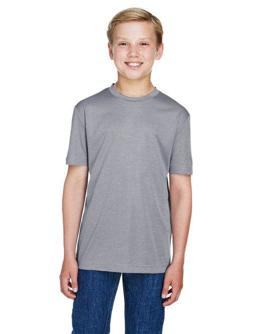 Team 365 TT11HY Youth Sonic Heather Performance T-Shirt - Custom Decorated