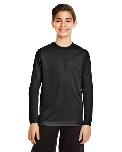 Team 365 TT11YL Youth Zone Performance Long-Sleeve T-Shirt - Custom Decorated