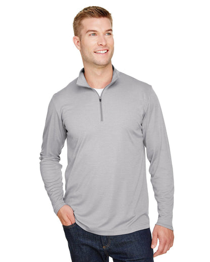 Team 365 TT31H Men's Zone Sonic Heather Performance Quarter-Zip - Custom Decorated