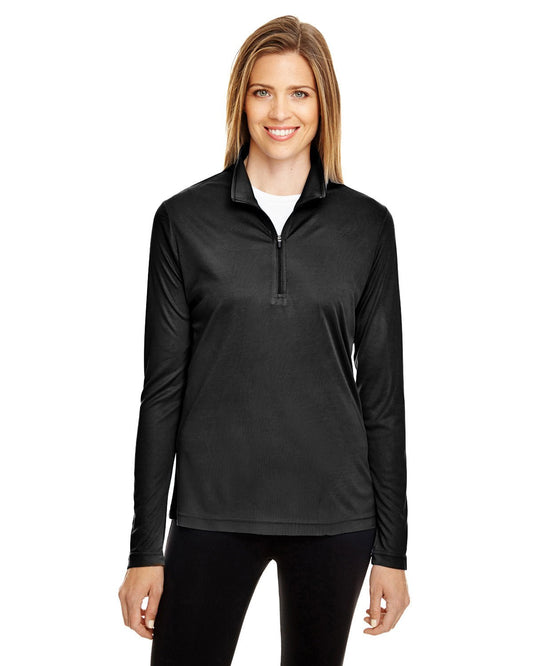 Team 365 TT31W Ladies' Zone Performance Quarter-Zip - Custom Decorated