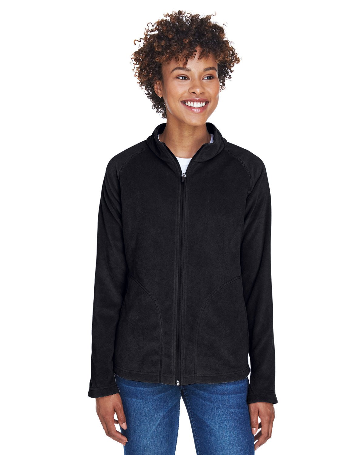 Team 365 TT90W Ladies' Campus Microfleece Jacket - Custom Decorated