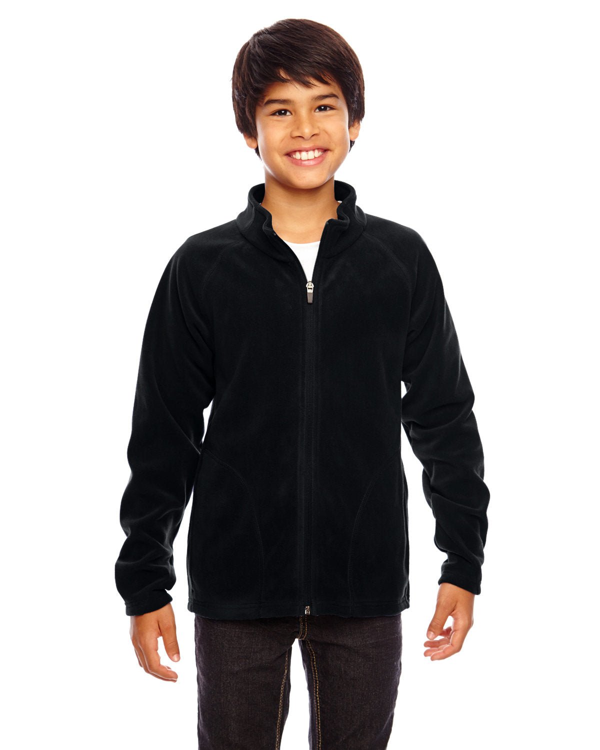 Team 365 TT90Y Youth Campus Microfleece Jacket - Custom Decorated