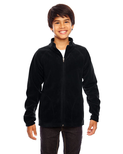 Team 365 TT90Y Youth Campus Microfleece Jacket - Custom Decorated