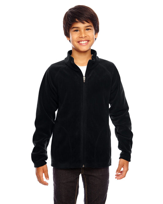 Team 365 TT90Y Youth Campus Microfleece Jacket - Custom Decorated