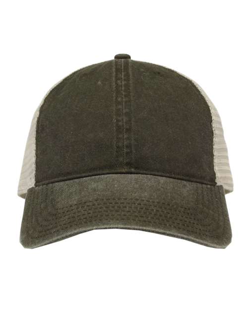 The Game GB460 Pigment-Dyed Trucker Cap - Custom Decorated
