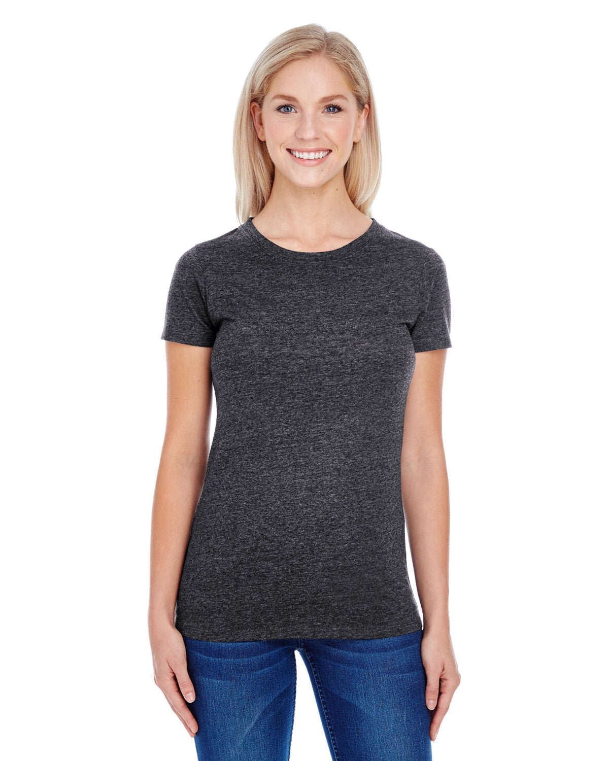 Threadfast Apparel 202A Ladies' Triblend Short-Sleeve T-Shirt - Custom Decorated