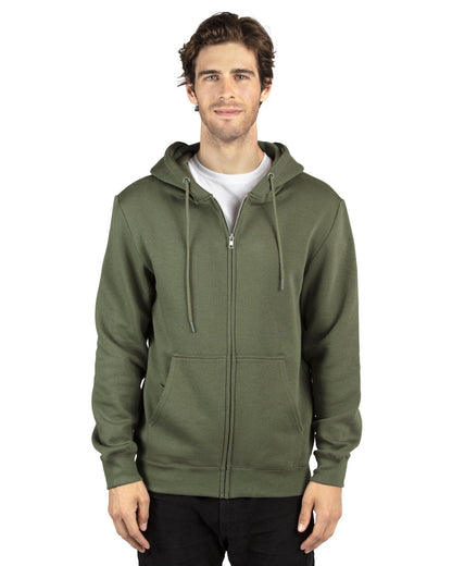 Threadfast Apparel 320Z Unisex Ultimate Fleece Full-Zip Hooded Sweatshirt - Custom Decorated