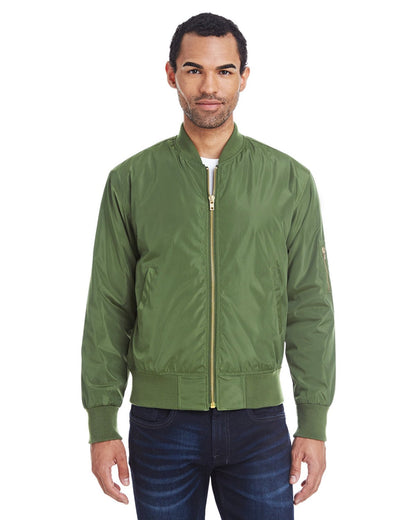 Threadfast Apparel 395J Unisex Bomber Jacket - Custom Decorated