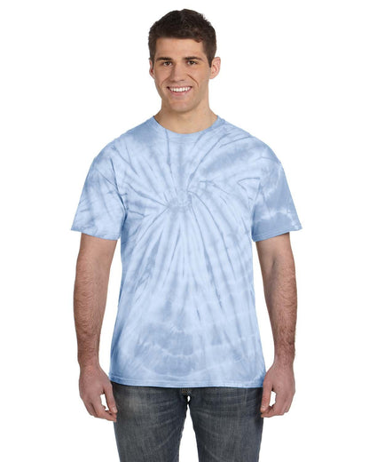 Tie-Dye CD101 Adult 5.4 oz. 100% Cotton Spider T-Shirt - Custom Decorated