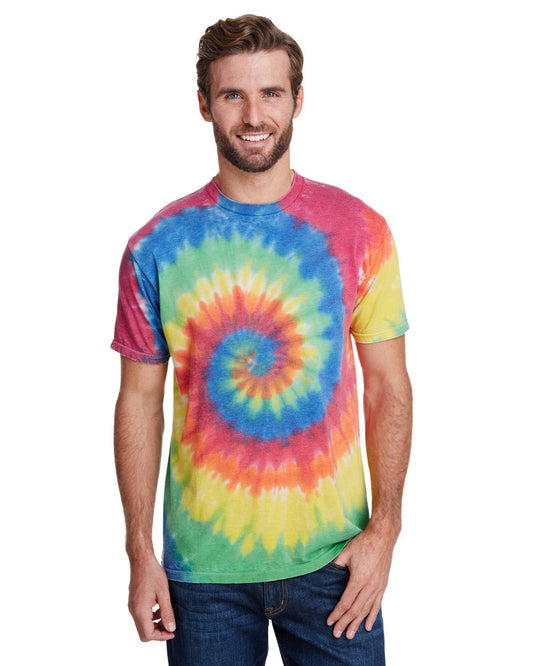 Tie-Dye CD1090 Adult Burnout Festival T-Shirt - Custom Decorated