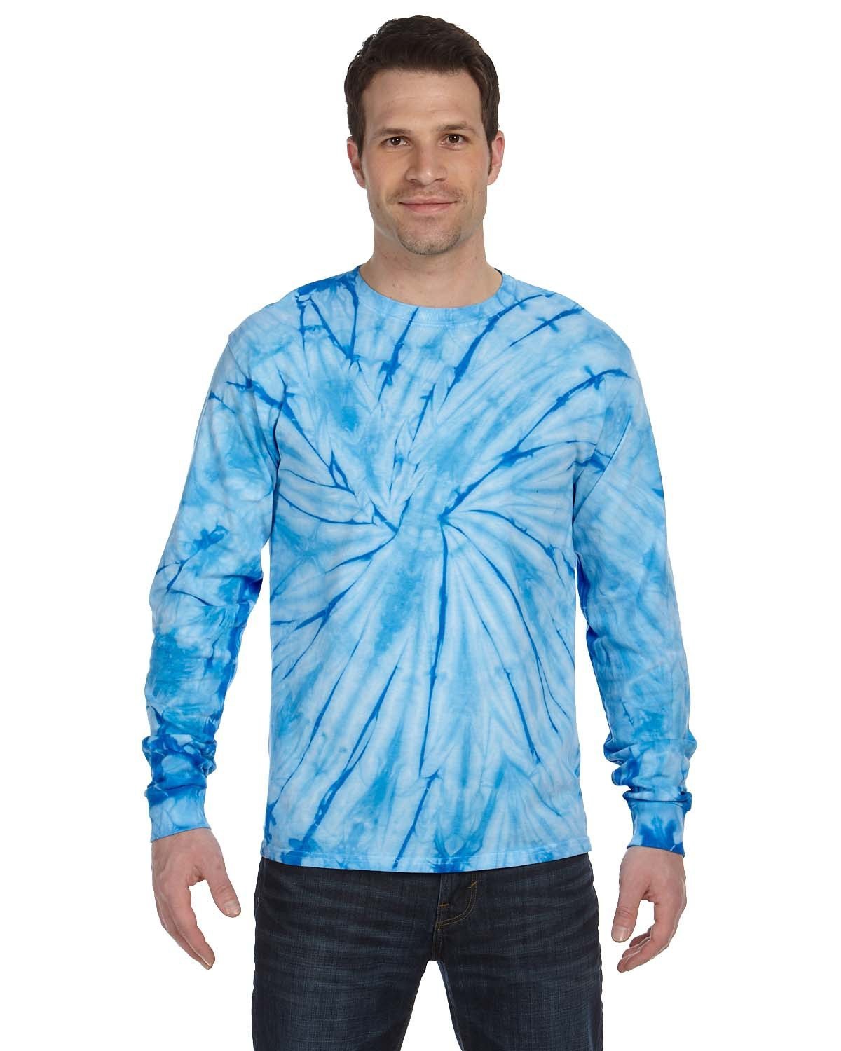 Tie-Dye CD2000 Adult 5.4 oz. 100% Cotton Long-Sleeve T-Shirt
