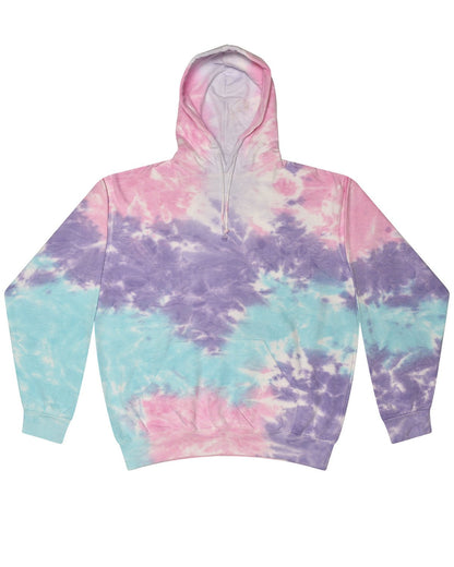 Tie-Dye CD877 Adult Tie-Dyed Pullover Hooded Sweatshirt