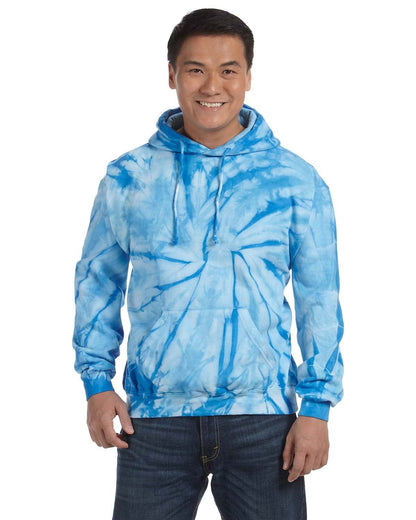 Tie-Dye CD877 Adult Tie-Dyed Pullover Hooded Sweatshirt