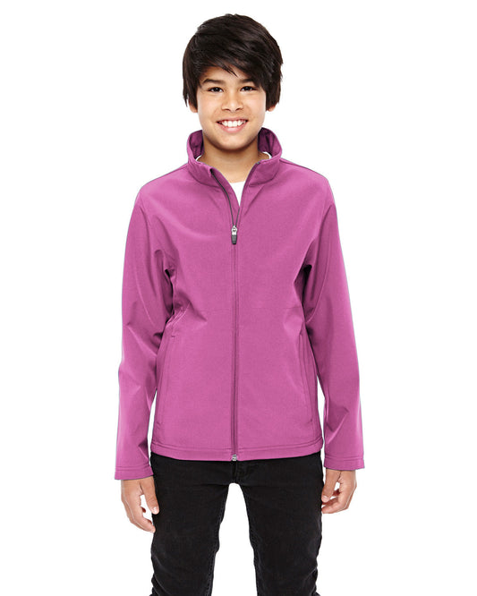 Team 365 TT80Y Youth Leader Soft Shell Jacket - Custom Decorated