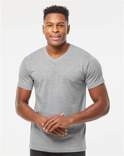 Tultex 207 Poly-Rich V-Neck T-Shirt
