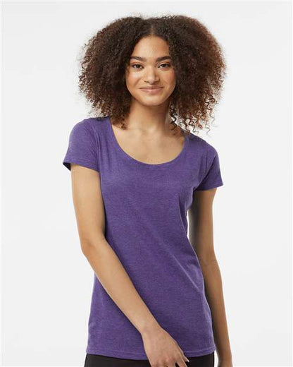 Tultex 243 Women's Poly-Rich Scoop Neck T-Shirt