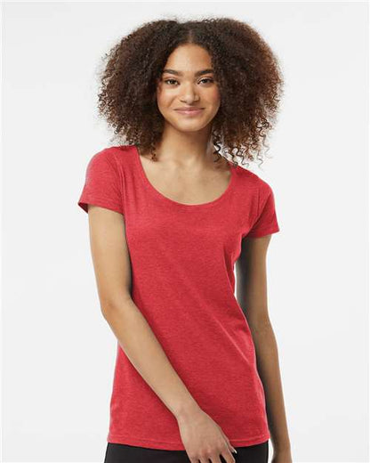 Tultex 243 Women's Poly-Rich Scoop Neck T-Shirt