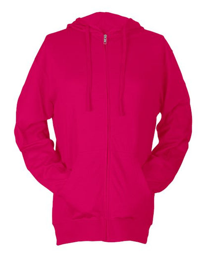 Tultex 260 Beach Full-Zip Hooded Long Sleeve T-Shirt