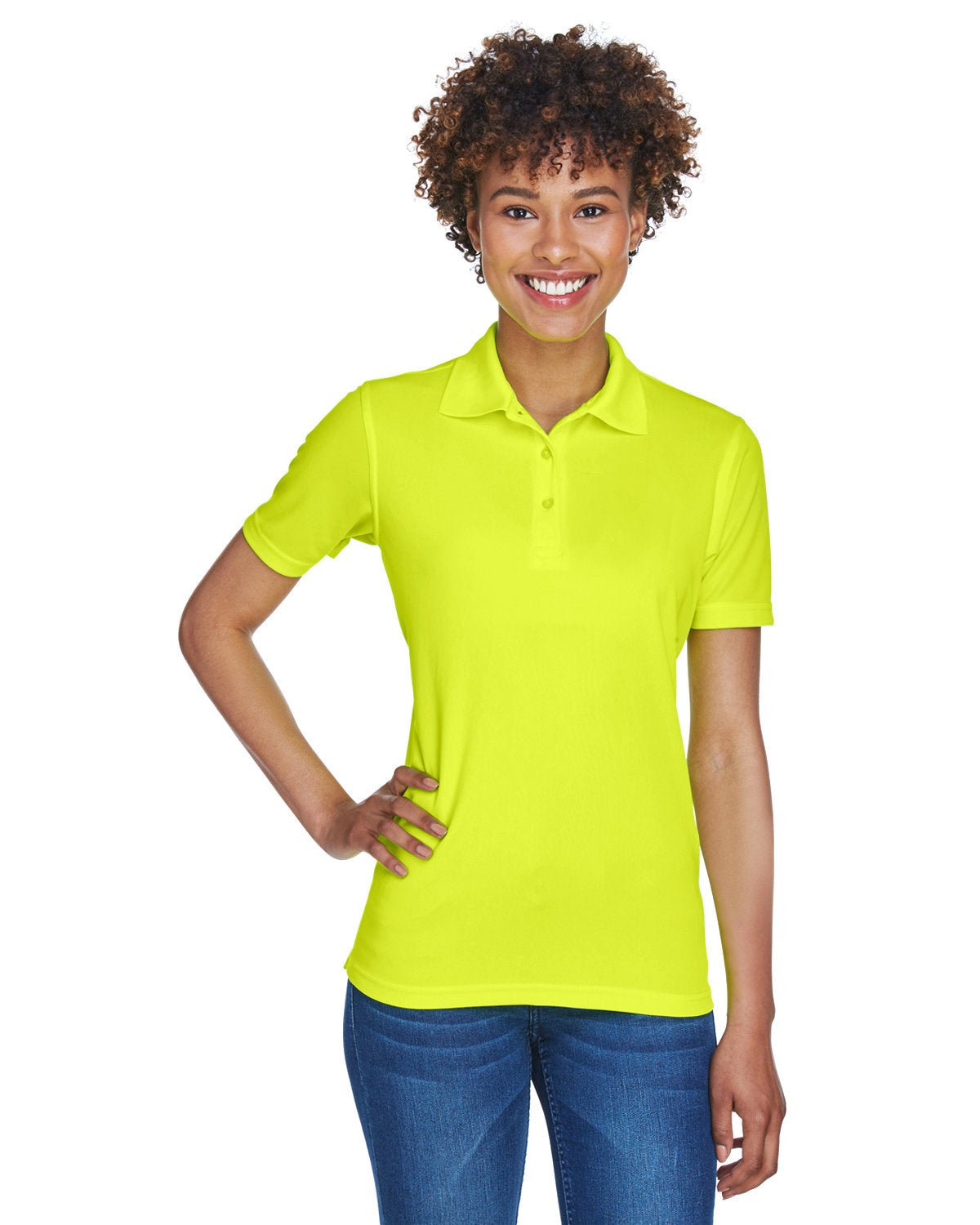 UltraClub 8210L Ladies' Cool & Dry Mesh Piqué Polo