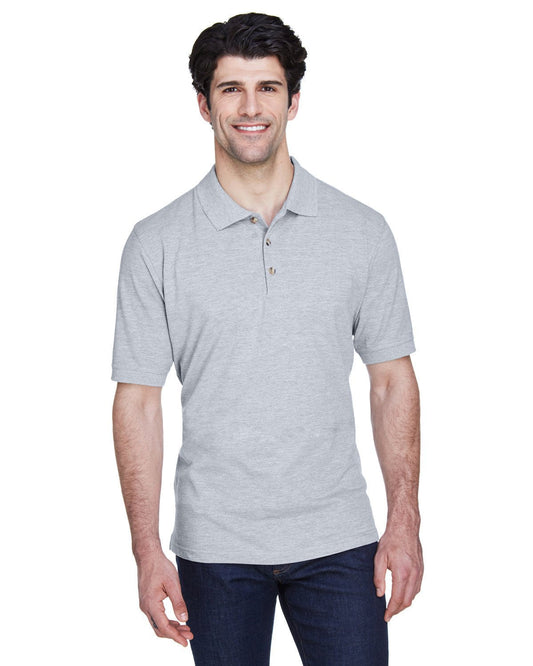 UltraClub 8535 Men's Classic Piqu Polo - Custom Decorated