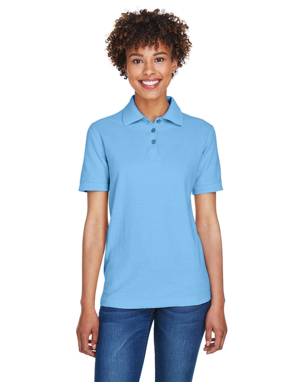 UltraClub 8541 Ladies' Whisper Piqué Polo