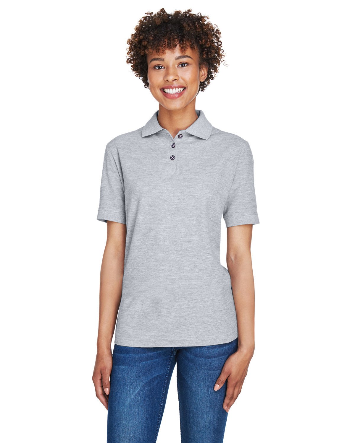 UltraClub 8541 Ladies' Whisper Piqué Polo