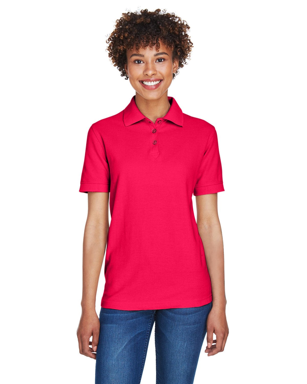 UltraClub 8541 Ladies' Whisper Piqué Polo