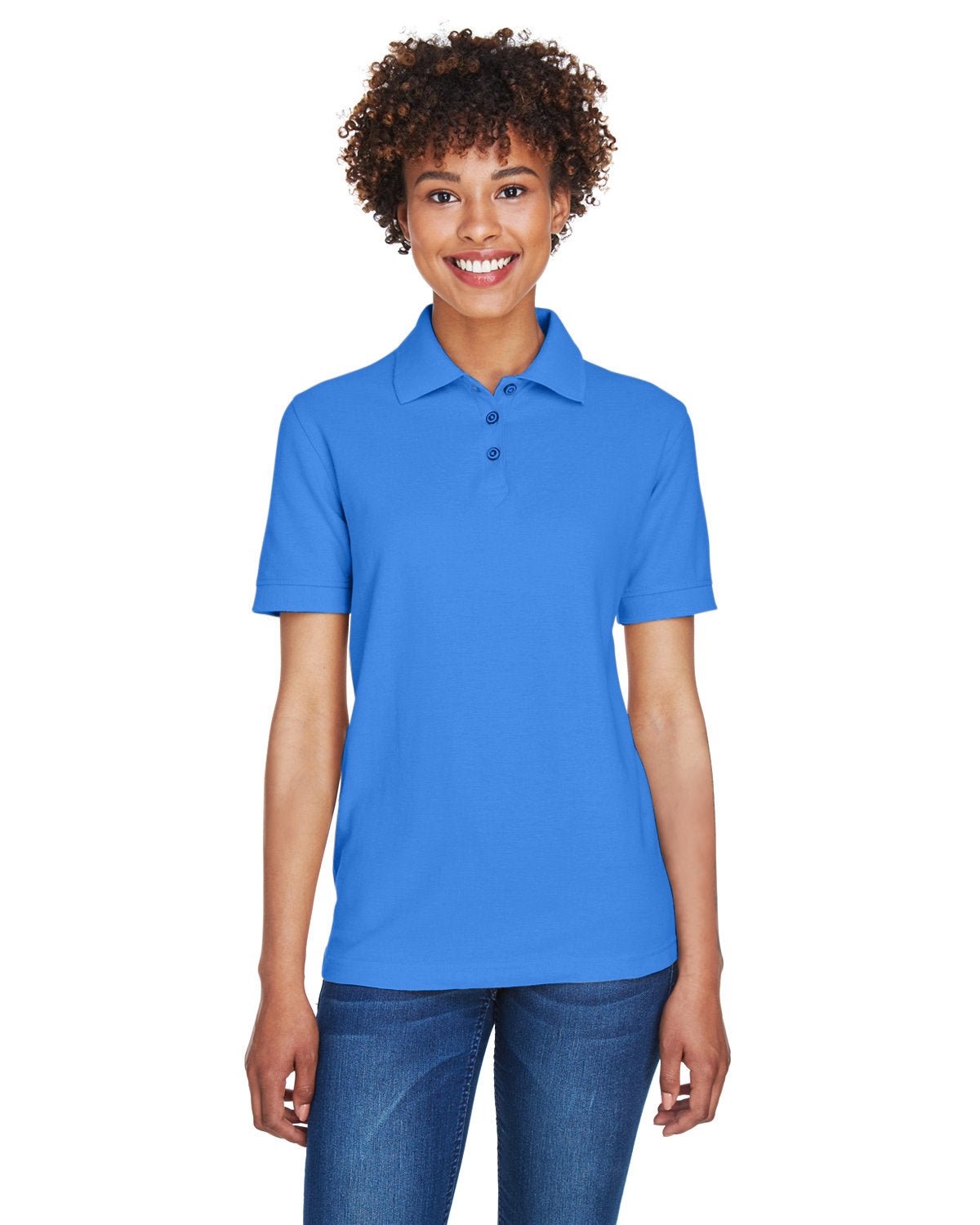 UltraClub 8541 Ladies' Whisper Piqué Polo