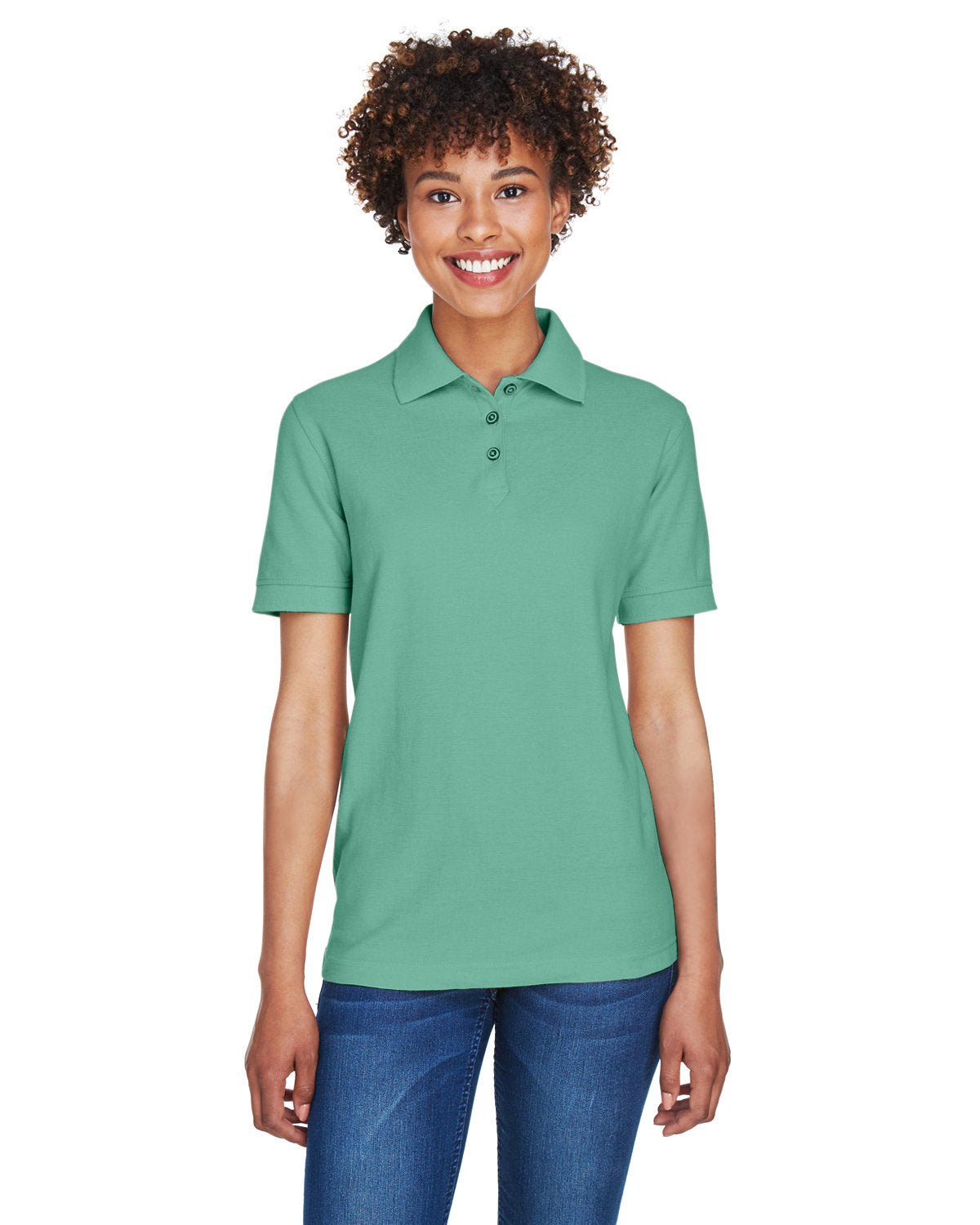 UltraClub 8541 Ladies' Whisper Piqué Polo