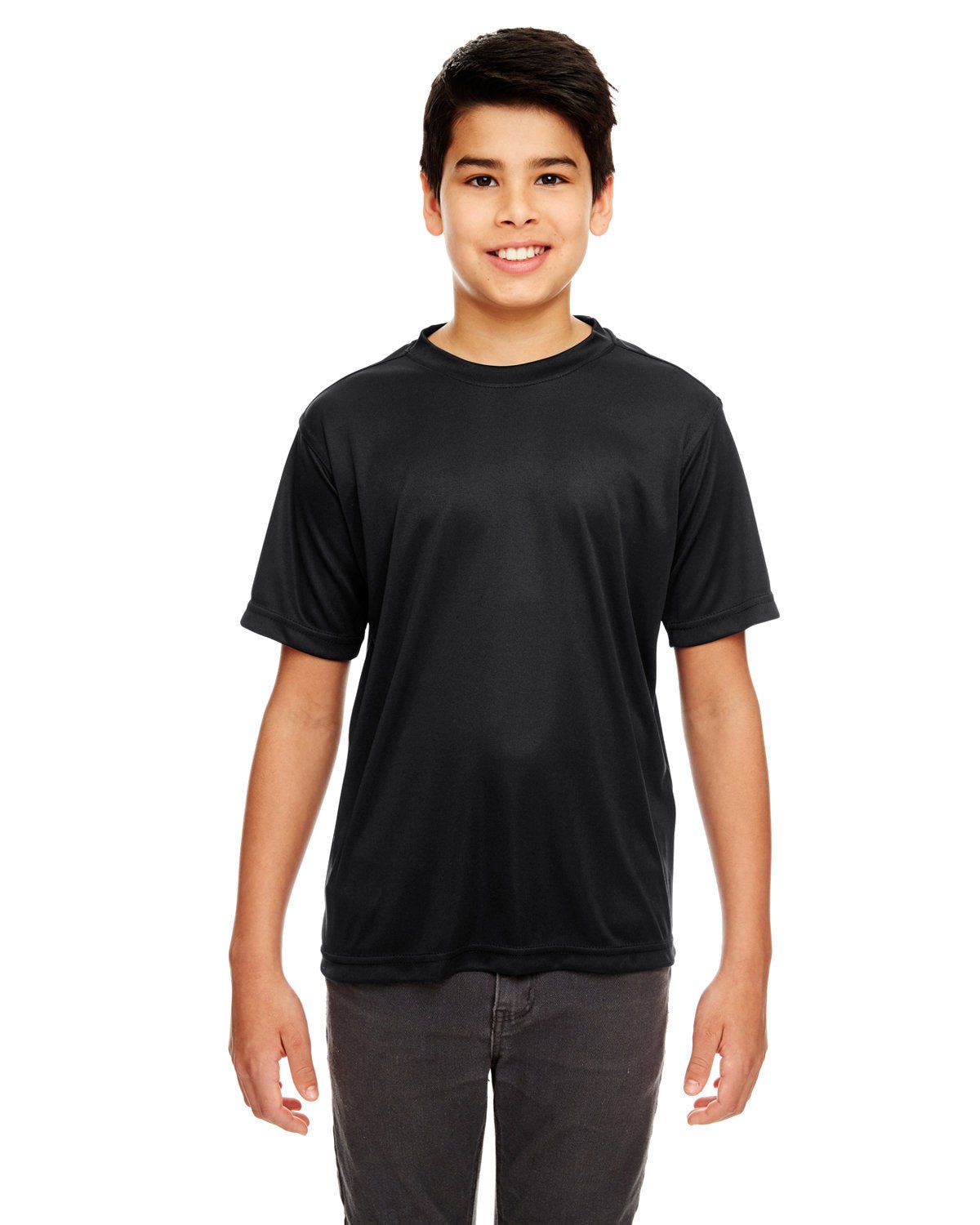 UltraClub 8620Y Youth Cool & Dry Basic Performance T-Shirt - Custom Decorated