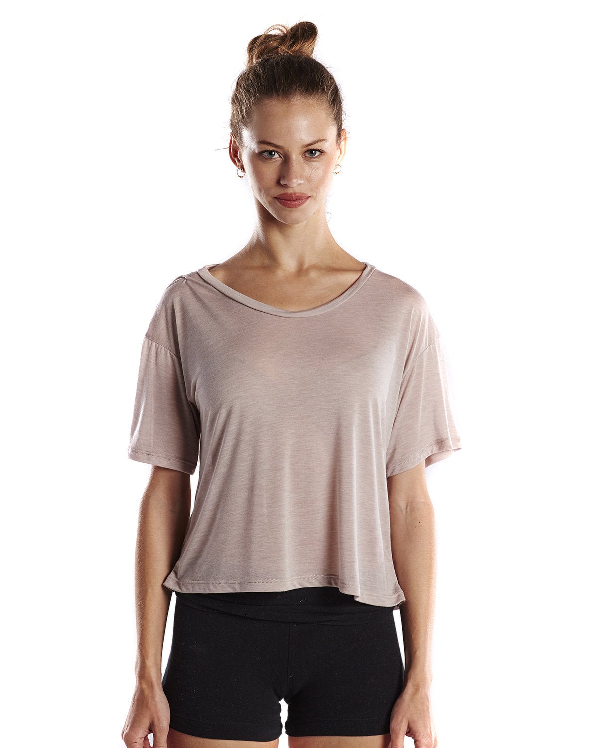 US Blanks US309 Ladies' Boxy Open Neck Top - Custom Decorated