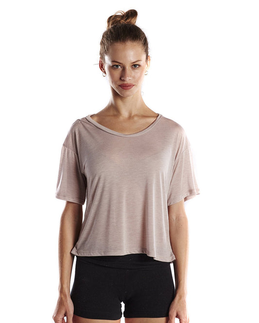 US Blanks US309 Ladies' Boxy Open Neck Top - Custom Decorated